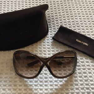 Tom Ford Miranda Oversized Soft Square Sunglasses